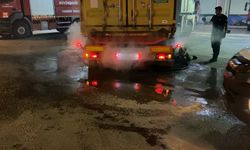 Bursa İnegöl'de yanan araç itfaiyeye sürdü!