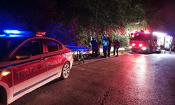 Bursa İnegöl'de uçurum kenarında bulunan motosiklet alarm verdi