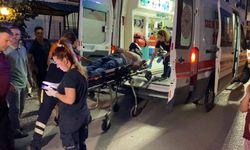 Bursa İnegöl'de motosikletliyi kaskı korudu!
