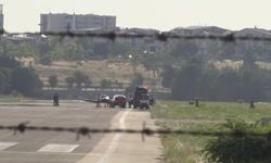 Yunuseli Havaalanı'nda gergin anlar