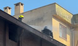 Bursa Osmangazi'de baca yangını paniği