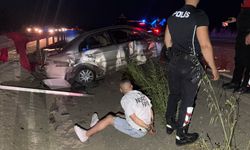 Bursa’da 100 kilometrelik kovalamaca kazayla bitti