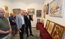 Yüksel Kılıçoğlu’nun Kişisel Resim Sergisi İnegöl Kent Müzesi’nde Açıldı