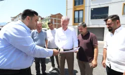 Başkan Taban tamamlanan asfalt ve otopark çalışmalarını yerinde inceledi