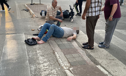 Bursa İnegöl'de hafif ticari araç ile motosiklet çarpıştı!