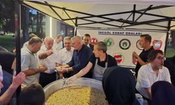 İnegöl'de bereket kazanlarda kaynadı! Vatandaşlar aşureye akın etti