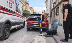 Bursa İnegöl'de otomobil ile motosiklet çarpıştı:1 yaralı