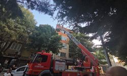 Bursa İnegöl'de apartman bacasında yangın paniği!