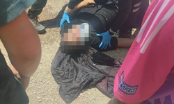 İnegöl Kurşunlu'da korkutan kaza! Motosiklet traktöre çarptı, 2 kişi yaralandı