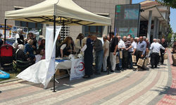 Bursa İnegöl'de aşure ikramına yoğun ilgi