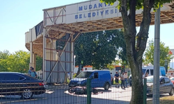Bursa Mudanya'da otomobille motosiklet çarpıştı: 1 yaralı