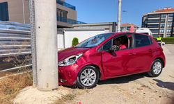 Bursa İnegöl'de otomobil ile motosiklet çarpıştı