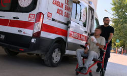 Elektrikli testere elini parçaladı! 50 kilometre uzaktan İnegöl'e getirildi