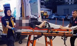Bursa İnegöl'de Kaza Kamerada!  17 Yaşındaki Genç Ağır Yaralandı