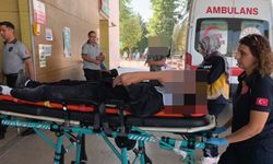 Bursa İnegöl'de motosikletliler ölümden döndü