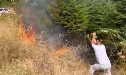 Bursa İnegöl’de örnek dayanışma: Herkes yangına koştu!