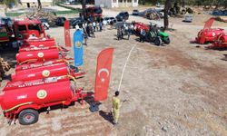 Ayvacık'ta 10 köye yangın söndürme tankeri alındı