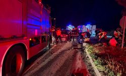 Sakarya'da iki otomobilin çarpıştığı kazada 5 kişi yaralandı
