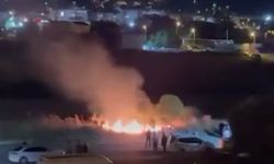 Düğünde atılan havai fişek yangın çıkardı!