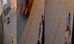 Bursa Osmangazi'de çocukların oynadığı sokağa drift atarak girdi, hızla uzaklaştı