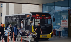 Bursa İnegöl’de halk otobüsünde yaşlı kadın bayıldı!