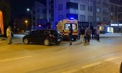 Bursa İnegöl'de motosiklettekiler öl*mden döndü