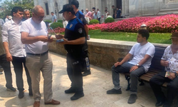 Bursa’da polisten vatandaşlara güvenlik bilgilendirmesi