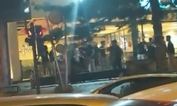 Bursa Nilüfer'de iki grup arası kavga kamerada
