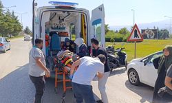 Bir anlık hamle kazayla bitti! Bursa İnegöl’de motosikletli genç ağır yaralı