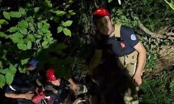 İnegöl'de yolculuk kabusa döndü! Motosiklet dere yatağına uçtu: yaralılar var