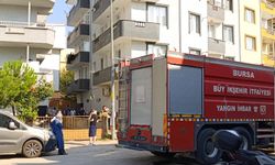 İnegöl’de iş yerinde makine yangını paniğe neden oldu