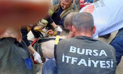 İnegöl'de traktör kazası! Sürücü ağır yaralandı