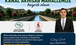 Muhtardan Kanal Akhisar müjdesi! Proje ihale onayından geçti