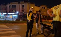 İnegöl'de plakasız motosiklet sürücüsüne ceza yağdı!