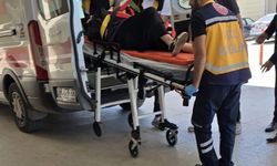 Bursa İnegöl'de motosiklette korku dolu anlar! Kolu motorun tekerine sıkıştı
