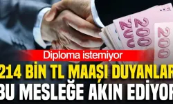 214 bin TL maaşı duyan gençler bu mesleği seçiyor: Diploma istemiyor