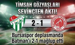 Timsah gözyaşları sevinçten aktı! Bursaspor deplasmanda Batman'ı 2-1 mağlup etti