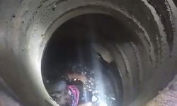 Bursa'da kaldırımda yürürken su kuyusuna düşen çocuğu itfaiye ekipleri kurtardı!