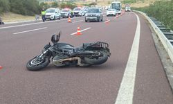 Bursa'da kamyona çarpan motosiklet sürücüsü hayatını kaybetti