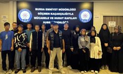 Bursa’da düzensiz göç operasyonu: 10 kaçak göçmen yakalandı