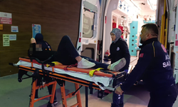 Bursa İnegöl’de korkutan kaza! Motosiklet sürücüsü yola savruldu