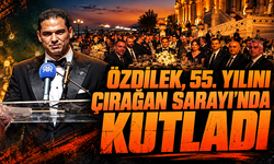 Özdilek, 55. yılını Çırağan Sarayı'nda kutladı