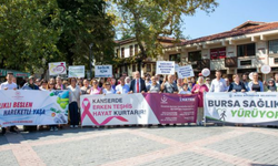 Bursa sağlık için yürüdü