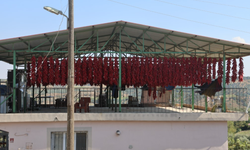 Mahalle kırmızıya büründü: Bir demet biber 500 TL’den satılıyor