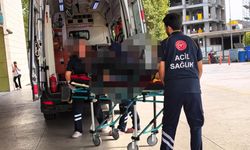 Bursa İnegöl'de araç yamaca çarptı!