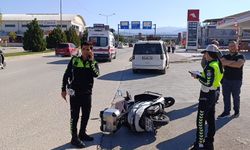 İnegöl-Yenişehir yolunda motosiklet kazası: 16 yaşındaki sürücü yaralandı