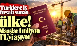 Türklere iş fırsatı sunan ülke! Maaşlar 1 milyon TL'yi aşıyor