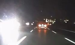 Bursa'da otobanda tersten gelen otomobil kazaya davetiye çıkardı!