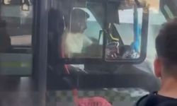 Bursa Osmangazi'de şoförler arasında yol tartışması kamerada