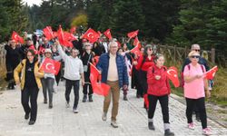 Cumhuriyet coşkusu Uludağ’ın zirvesinde yaşandı!